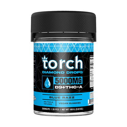 Torch THCA Diamond Drops Blend Gummies | 5000mg