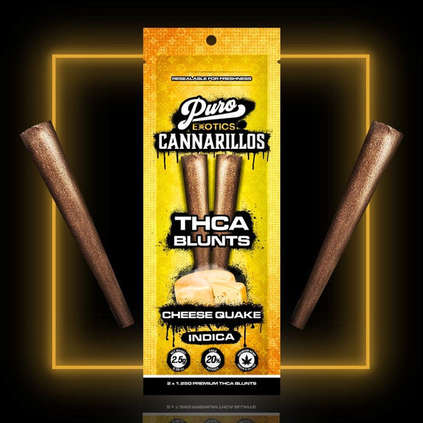 Puro Exotics Cannarillos THCA Blunts 2CT (Pack of 10)