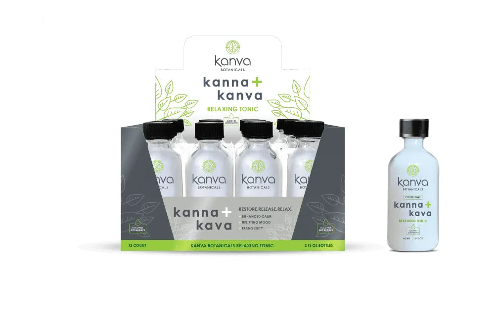Kanva Kanna Kava Relaxing Tonic - Display Box of 12