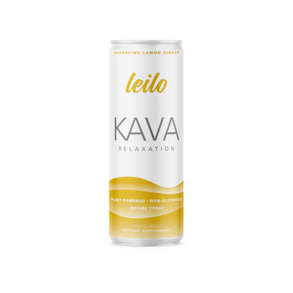 Leilo Kava Seltzer Drinks 12oz - 12 Cans