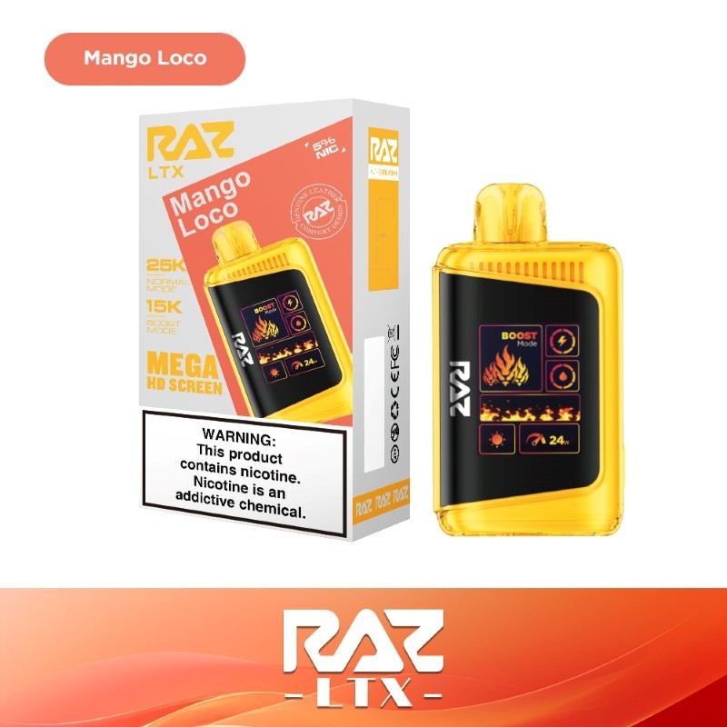 Raz LTX 25000 Disposable Vape 5% Nicotine I BOX of 5