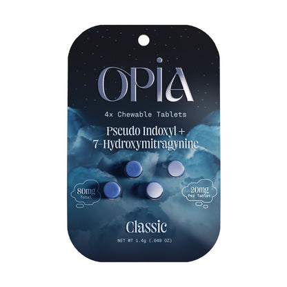 Opia Pseudo + 7OH Tablets  4 Count I Display Box of 10