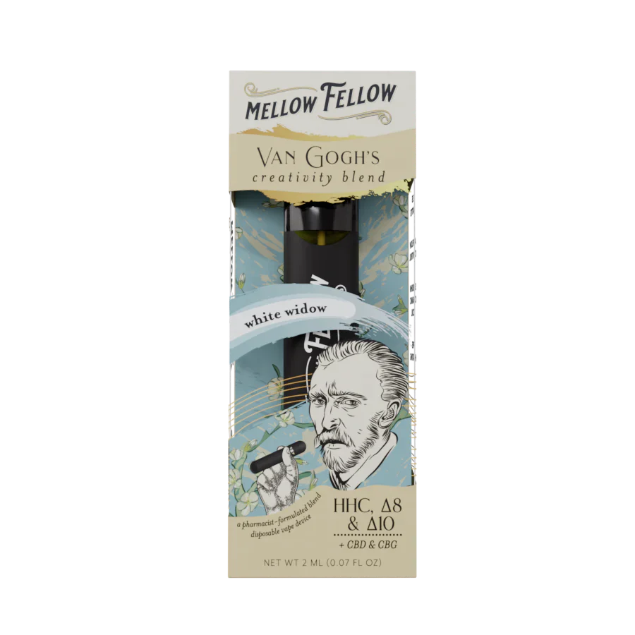 Mellow Fellow Van Gogh's Creativity Blend (White Widow) 2ml Disposable - 6 CT