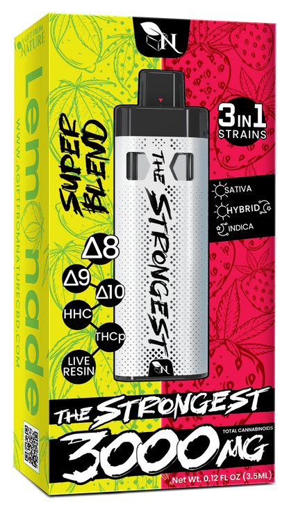 AGFN - The Strongest Super Blend THC 3ML Disposable I (Display of 5)