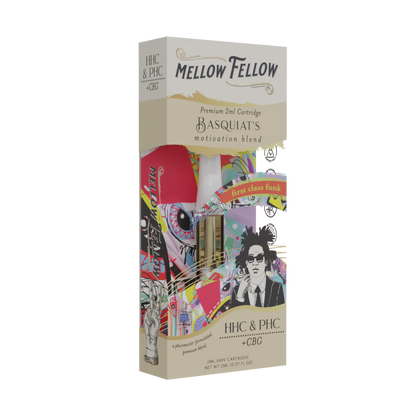 Mellow Fellow Basquiat's Motivation Blend - 2ml Vape Cartridge - First Class Funk - 6 CT