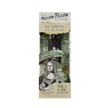 Mellow Fellow da Vinci's Clarity Blend (Grease Monkey) 2ml Disposable - 6 CT