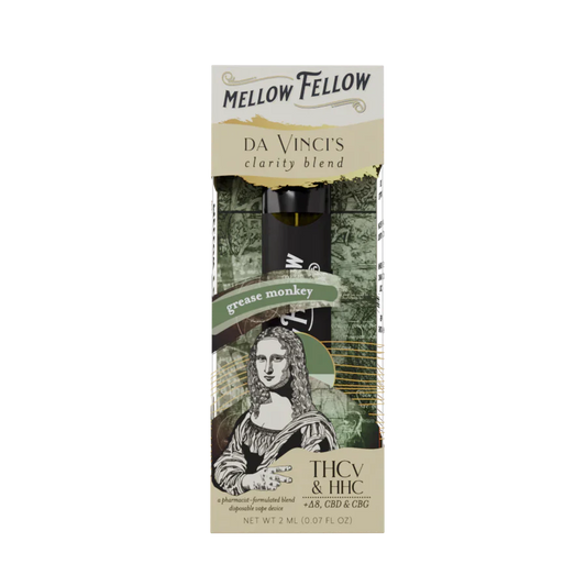 Mellow Fellow da Vinci's Clarity Blend (Grease Monkey) 2ml Disposable - 6 CT