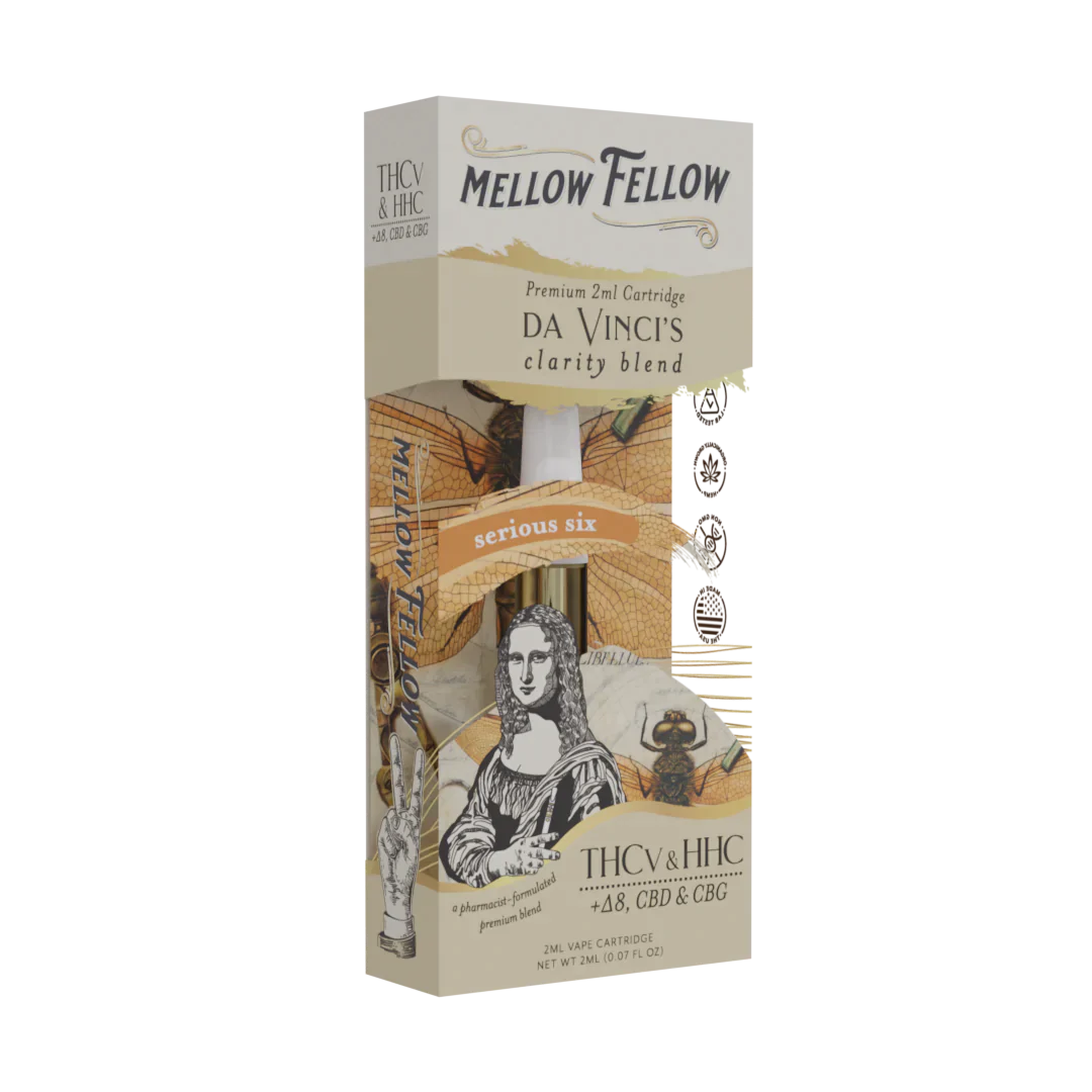 Mellow Fellow Da Vinci's Clarity Blend 2ml Cartridge - Serious Six - 6 CT