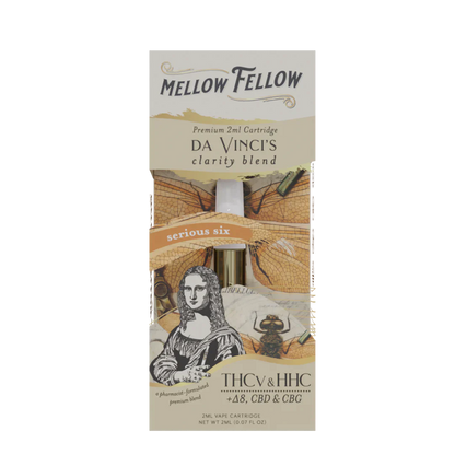 Mellow Fellow Da Vinci's Clarity Blend 2ml Cartridge - Serious Six - 6 CT