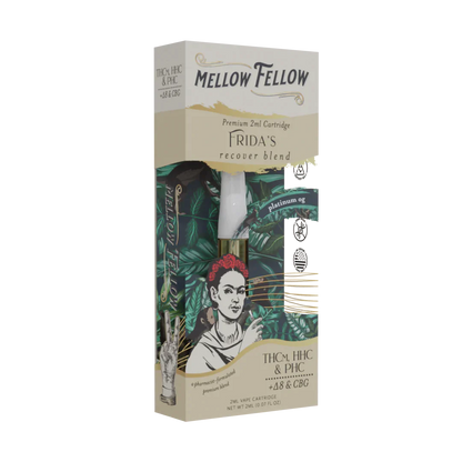 Mellow Fellow Frida's Recover Blend - 2ml Vape Cartridge - Platinum OG - 6 CT