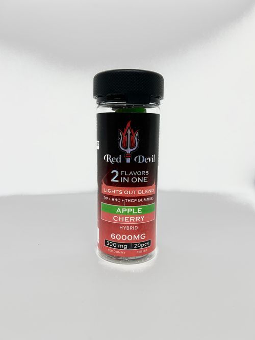 Red Devil Light Out Blend THC DUAL Gummies I 6000MG