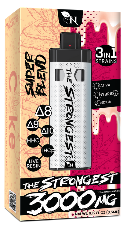 AGFN - The Strongest Super Blend THC 3ML Disposable I (Display of 5)