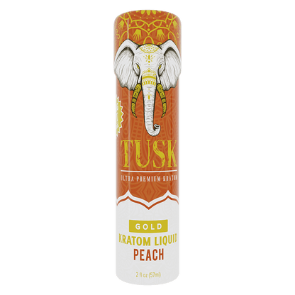 Tusk Gold Kratom Shot 2oz - Display of 12