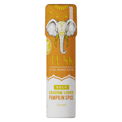 Tusk Gold Kratom Shot 2oz - Display of 12