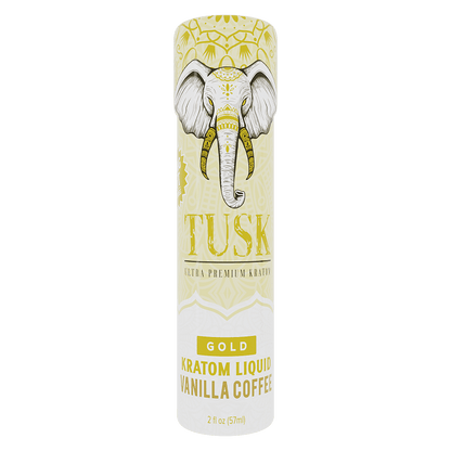 Tusk Gold Kratom Shot 2oz - Display of 12