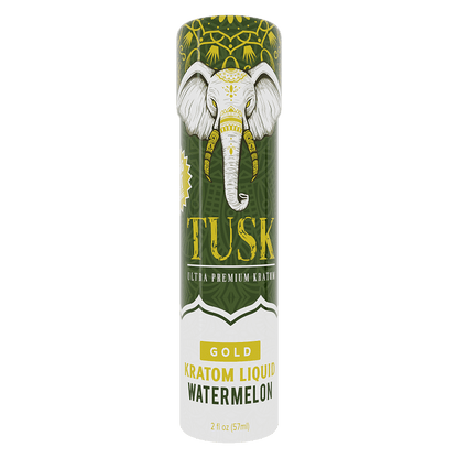 Tusk Gold Kratom Shot 2oz - Display of 12