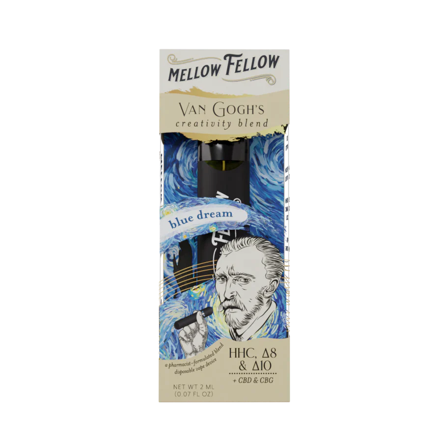 Mellow Fellow Van Gogh's Creativity Blend (Blue Dream) 2ml Disposable - 6 CT