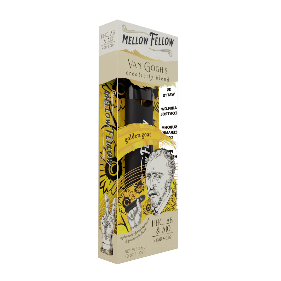 Mellow Fellow Van Gogh's Creativity Blend (Golden Goat) 2ml Disposable - 6 CT