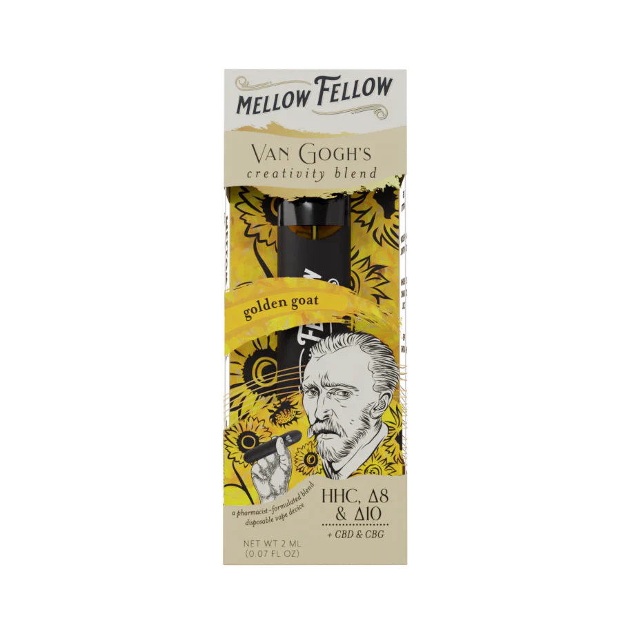 Mellow Fellow Van Gogh's Creativity Blend (Golden Goat) 2ml Disposable - 6 CT