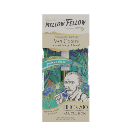 Mellow Fellow Van Gogh's Creativity Blend - 2ml Vape Cartridge - GMO Cookies - 6 CT