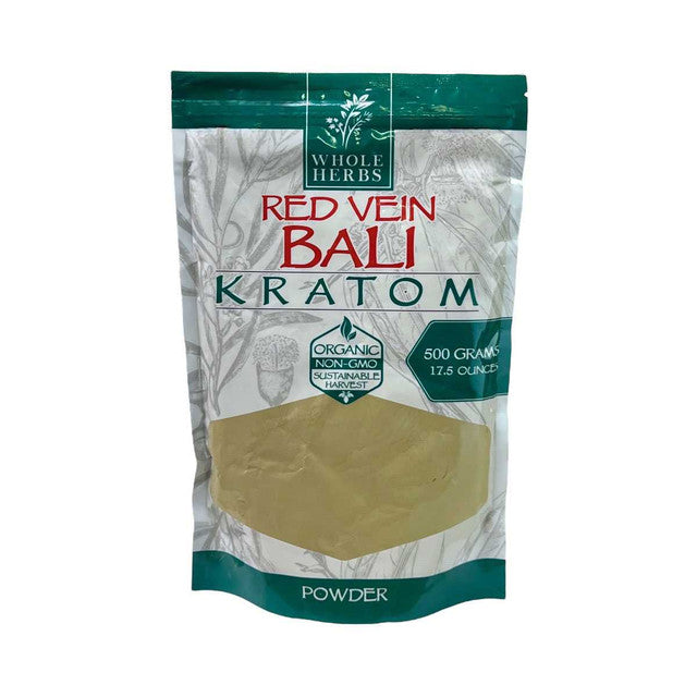 Whole Herbs Kratom Powder - Red Bali