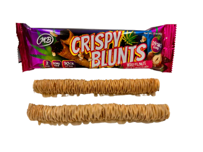 Crispy Blunts Phyllo Dough Delta 9 THC Chocolate Baklava Sticks I 100mg/2CT/10pk