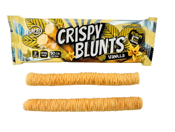 Crispy Blunts Phyllo Dough Kratom/Kava Baklava Sticks I 100MG/2CT/10PK