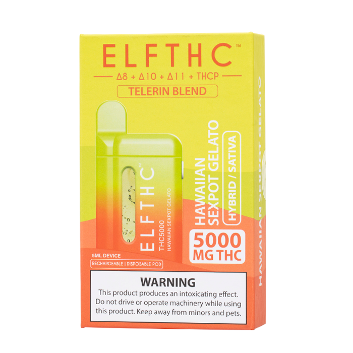 ELF THC TELERIN BLEND THC DISPOSABLE VAPE I 5gm - (Display of 5)