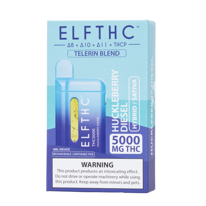 ELF THC TELERIN BLEND THC DISPOSABLE VAPE I 5gm - (Display of 5)