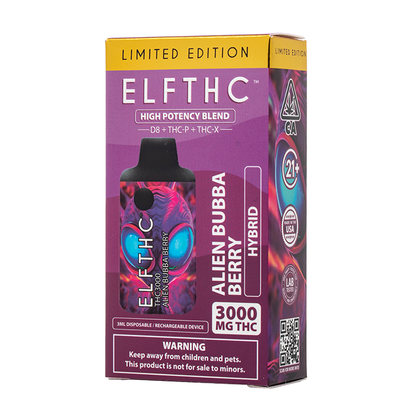 ELF THC THC3000 THC DISPOSABLE VAPE I 3gm - (Display of 5)