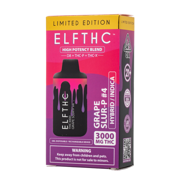 ELF THC THC3000 THC DISPOSABLE VAPE I 3gm - (Display of 5)