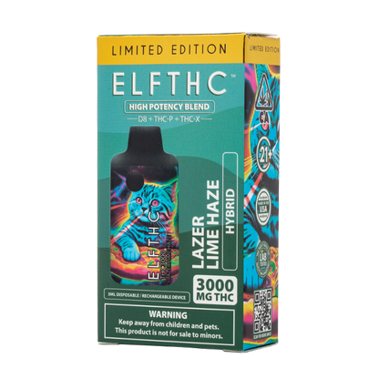 ELF THC THC3000 THC DISPOSABLE VAPE I 3gm - (Display of 5)