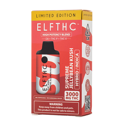 ELF THC THC3000 THC DISPOSABLE VAPE I 3gm - (Display of 5)