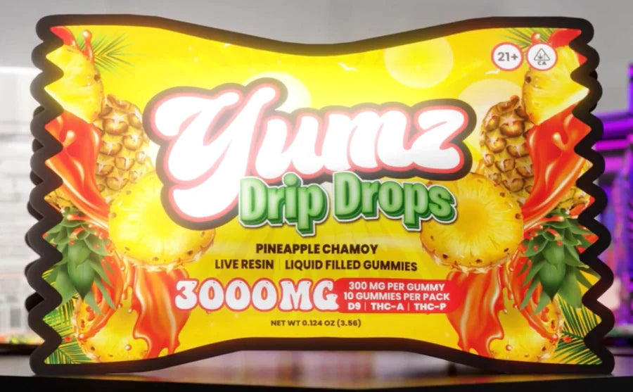 Yumz Labs DRIP DROPS LIQUID FILLED THC Gummies I 3000MG