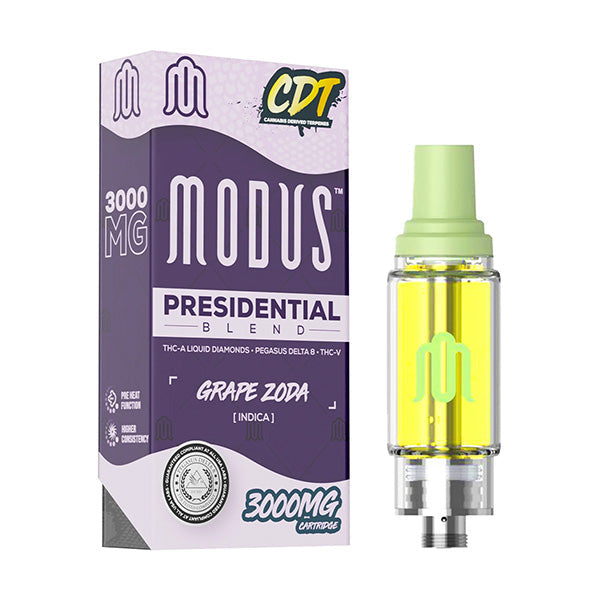 Modus Presidential Blend THC Vape Cartridge | 3GM/5CT/PK