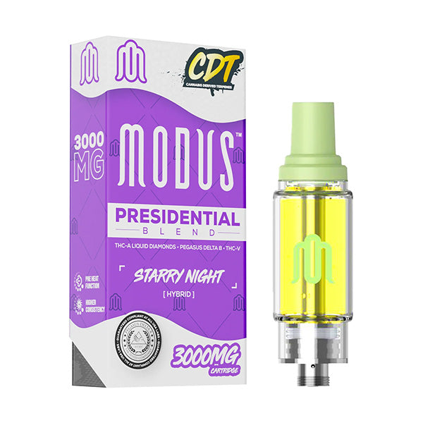 Modus Presidential Blend THC Vape Cartridge | 3GM/5CT/PK