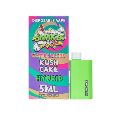 Smak'd Exotic Blend THC Disposable Vape I 5ML (Display of 5)