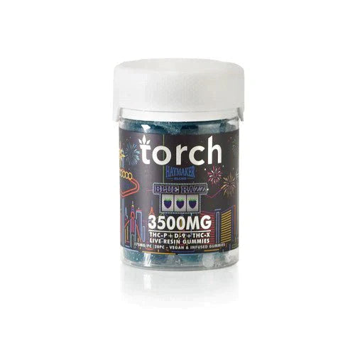 Torch Haymaker Blend THC Gummies 3500MG I Display of 6