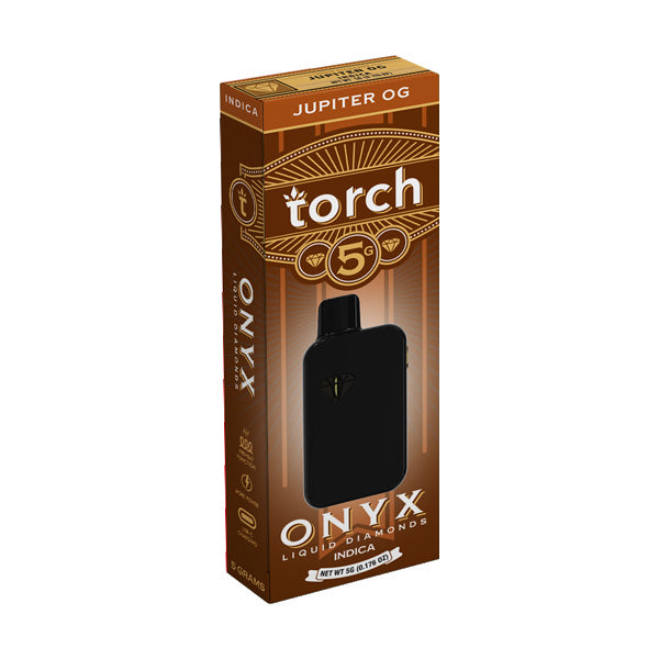 Torch Onyx THC-A Liquid Diamonds Disposable Vape | 5G - Display of 5