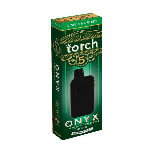 Torch Onyx THC-A Liquid Diamonds Disposable Vape | 5G - Display of 5