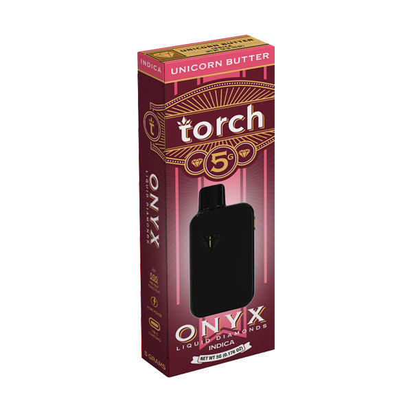 Torch Onyx THC-A Liquid Diamonds Disposable Vape | 5G - Display of 5