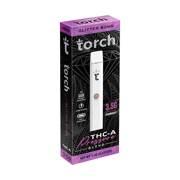 Torch THCA Pressure Blend Disposable | 3.5g - Display of 5