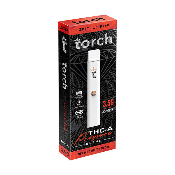 Torch THCA Pressure Blend Disposable | 3.5g - Display of 5