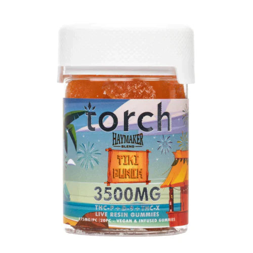 Torch Haymaker Blend THC Gummies 3500MG I Display of 6